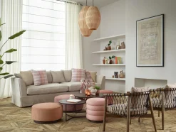 Tanina, Cushion, Orange, Model 1