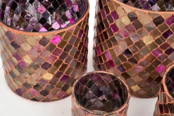 Tatou, Tea Light Holder, Glass, L