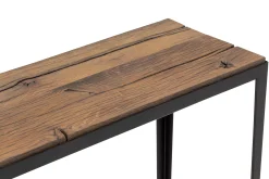 Thibaut, Console Table, Wood And Metal