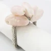 Tina, Napkin Ring, Beads, White