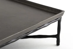 Tinsley, Tray, Metal, Black, L