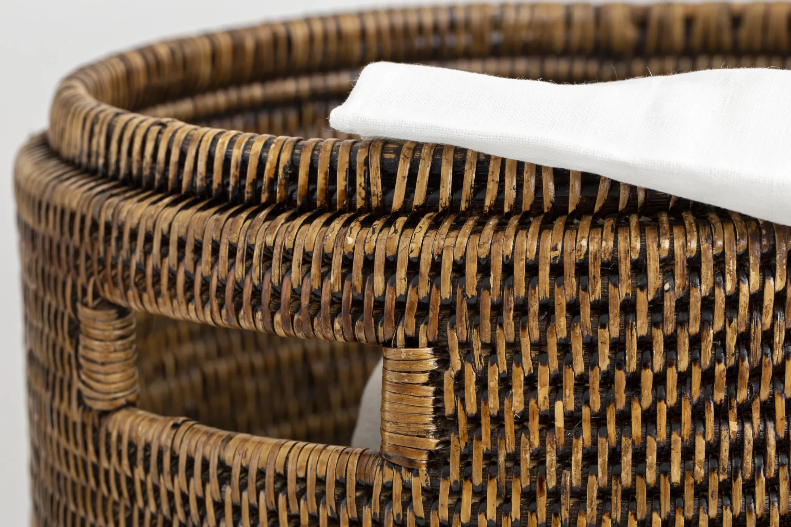 Togo, Linen Basket, With Ears, Reed
