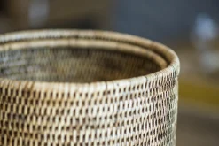 Togo, Litter Bin, With Cover, Reed