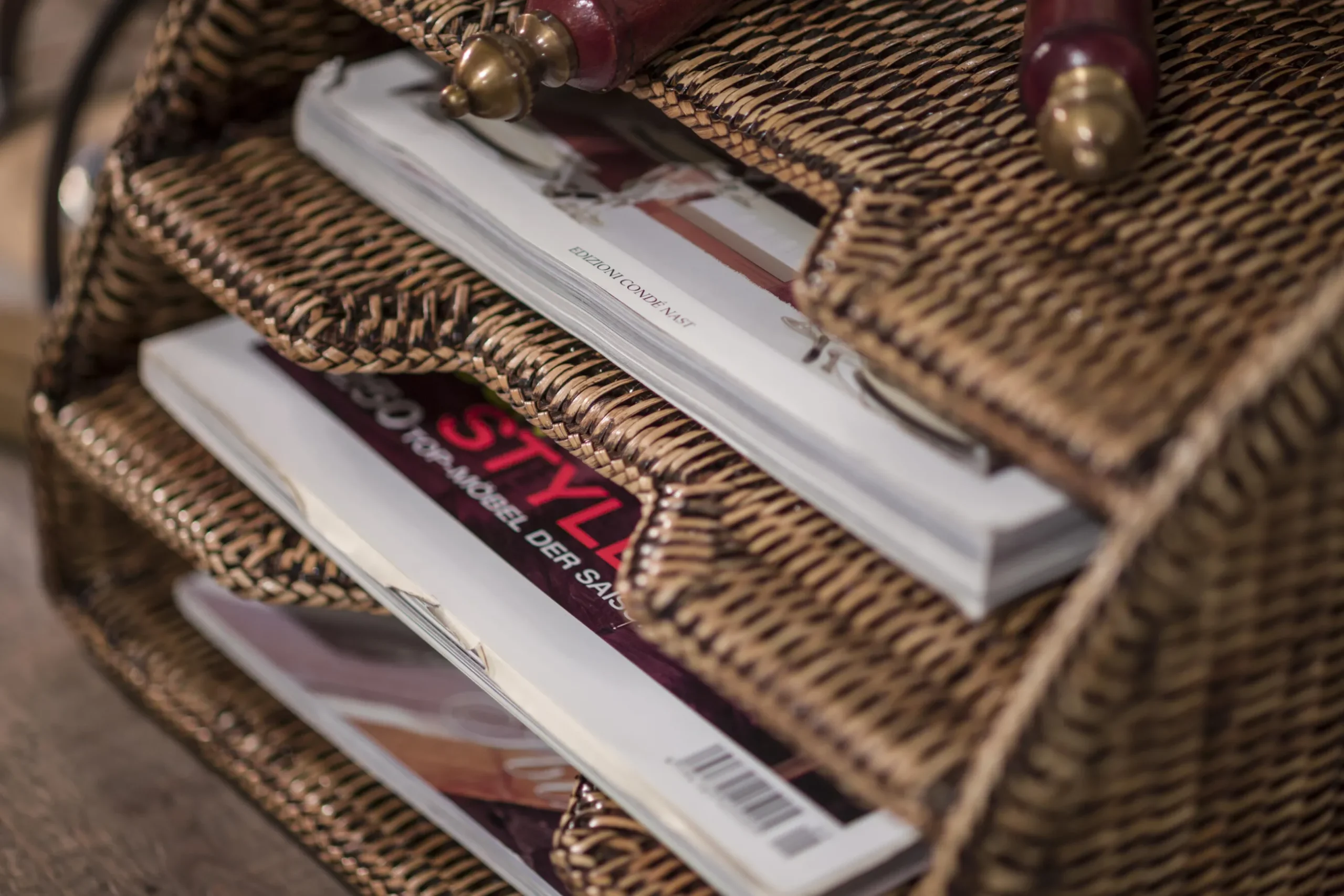 Togo, Magazine Rack, Reed
