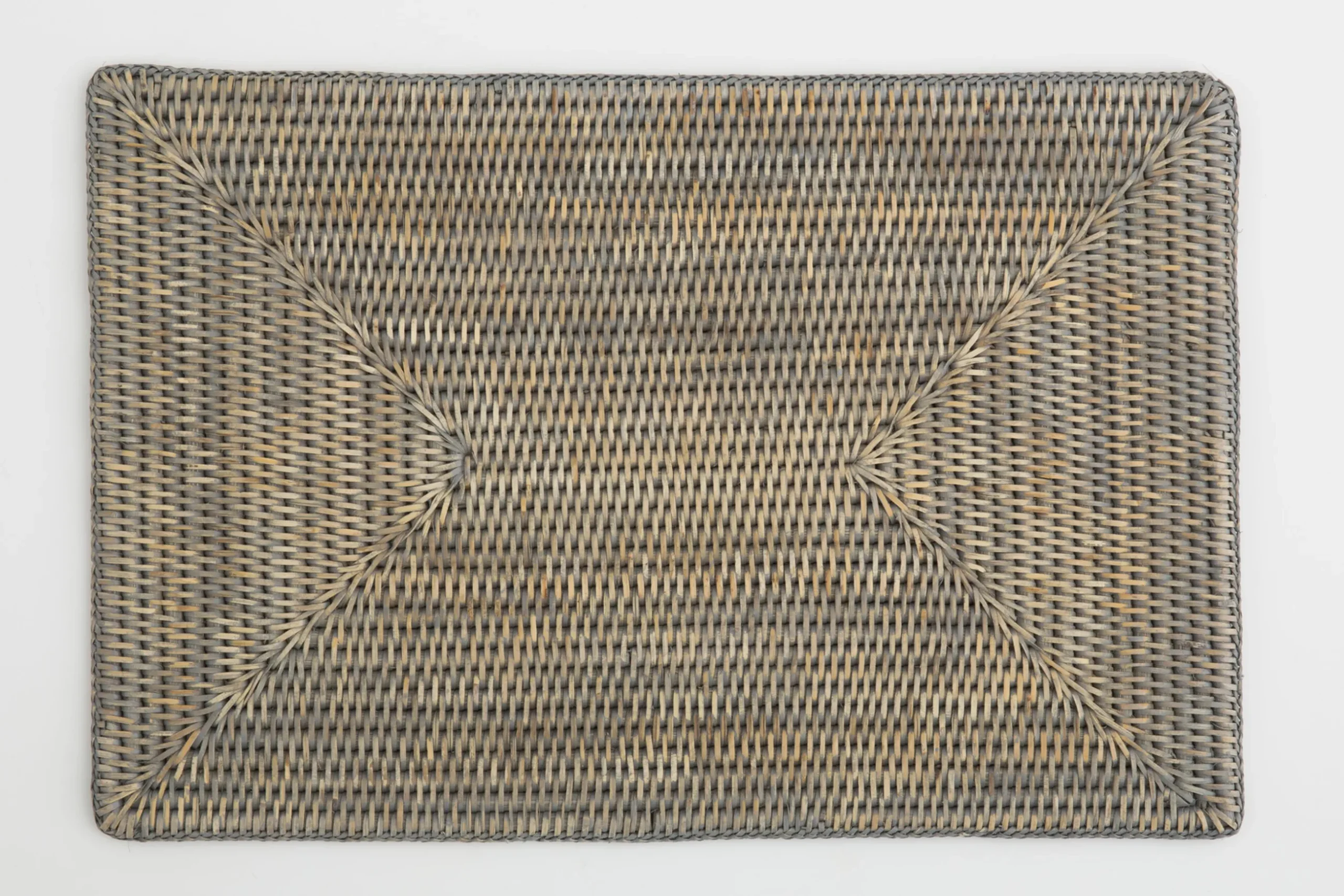 Togo, Placemat, Reed, Grey, Rectangular
