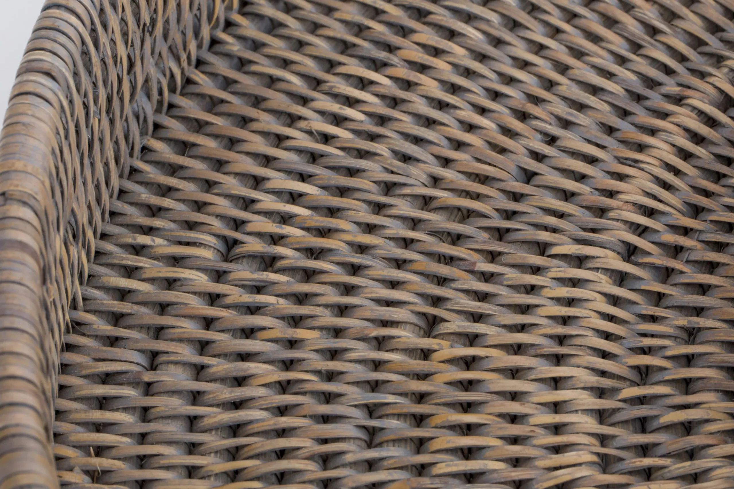 Togo, Tray, Round, Reed, Grey, 48Cm