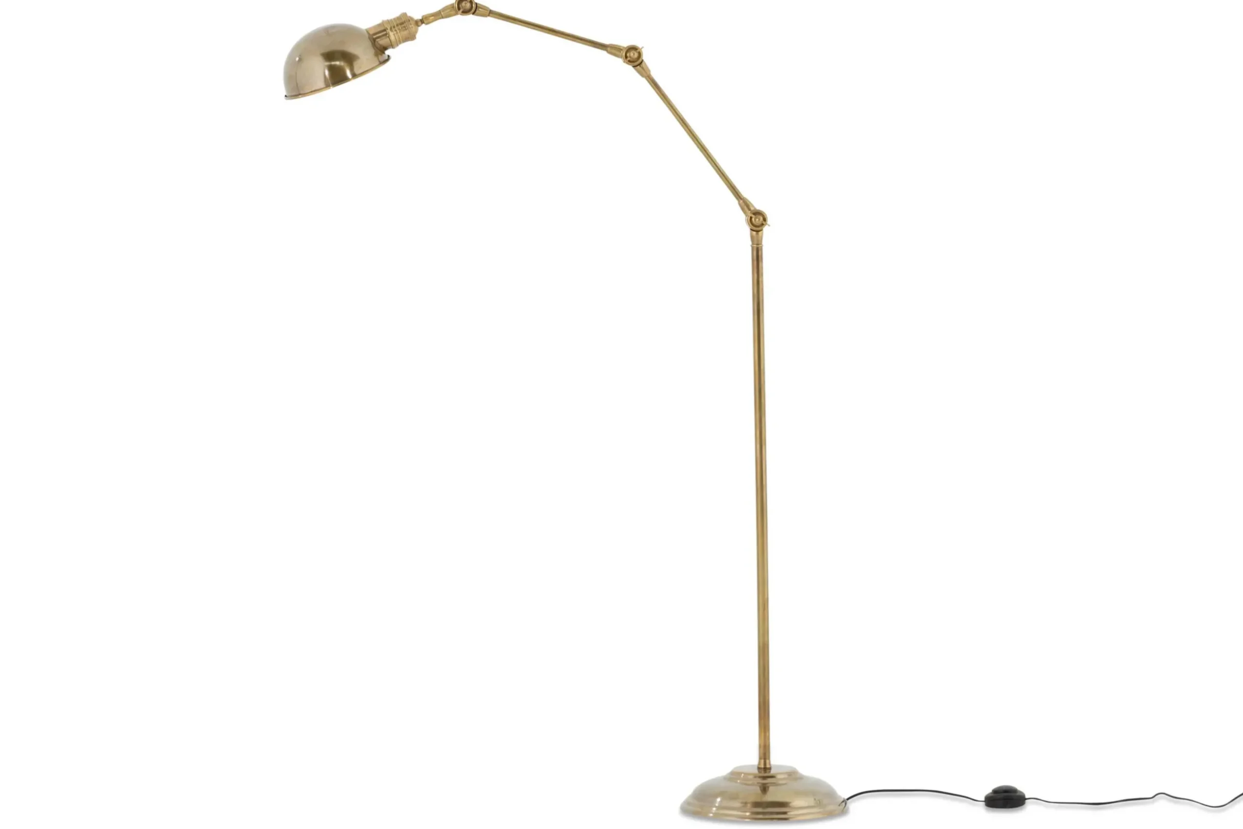 Twist, Floor Lamp, Brass Finish