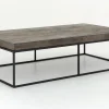 Urban, Coffee Table, Oak And Metal, Dark Brown