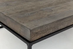 Urban, Coffee Table, Oak And Metal, Dark Brown