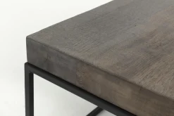 Urban, Coffee Table, Oak And Metal, Dark Brown