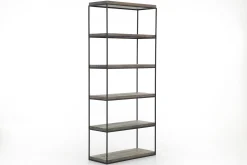 Urban, Rack, Oak And Metal, Dark Brown