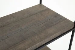 Urban, Rack, Oak And Metal, Dark Brown