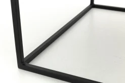 Urban, Side Table, Oak And Metal, Dark Brown