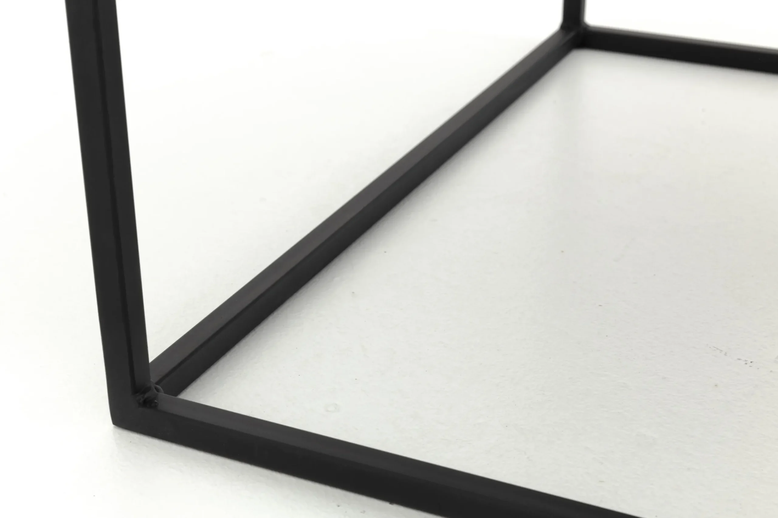 Urban, Side Table, Oak And Metal, Dark Brown