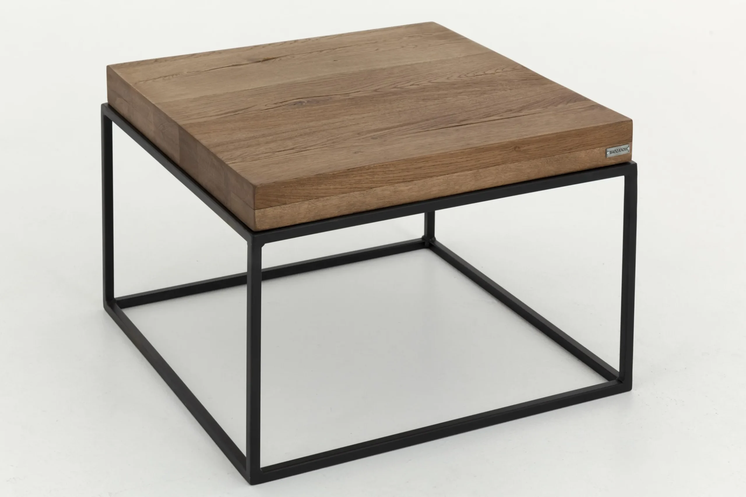 Urban, Side Table, Oak And Metal, Light Brown