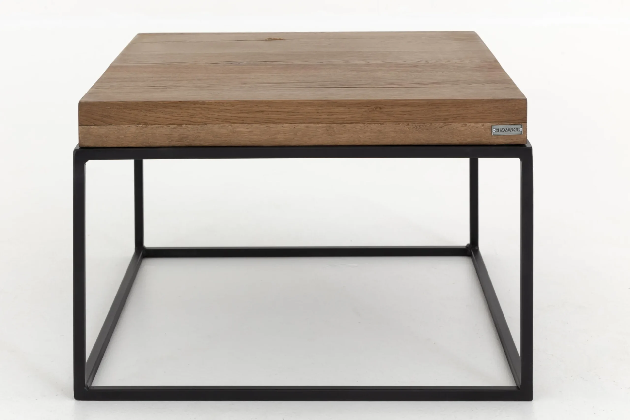 Urban, Side Table, Oak And Metal, Light Brown