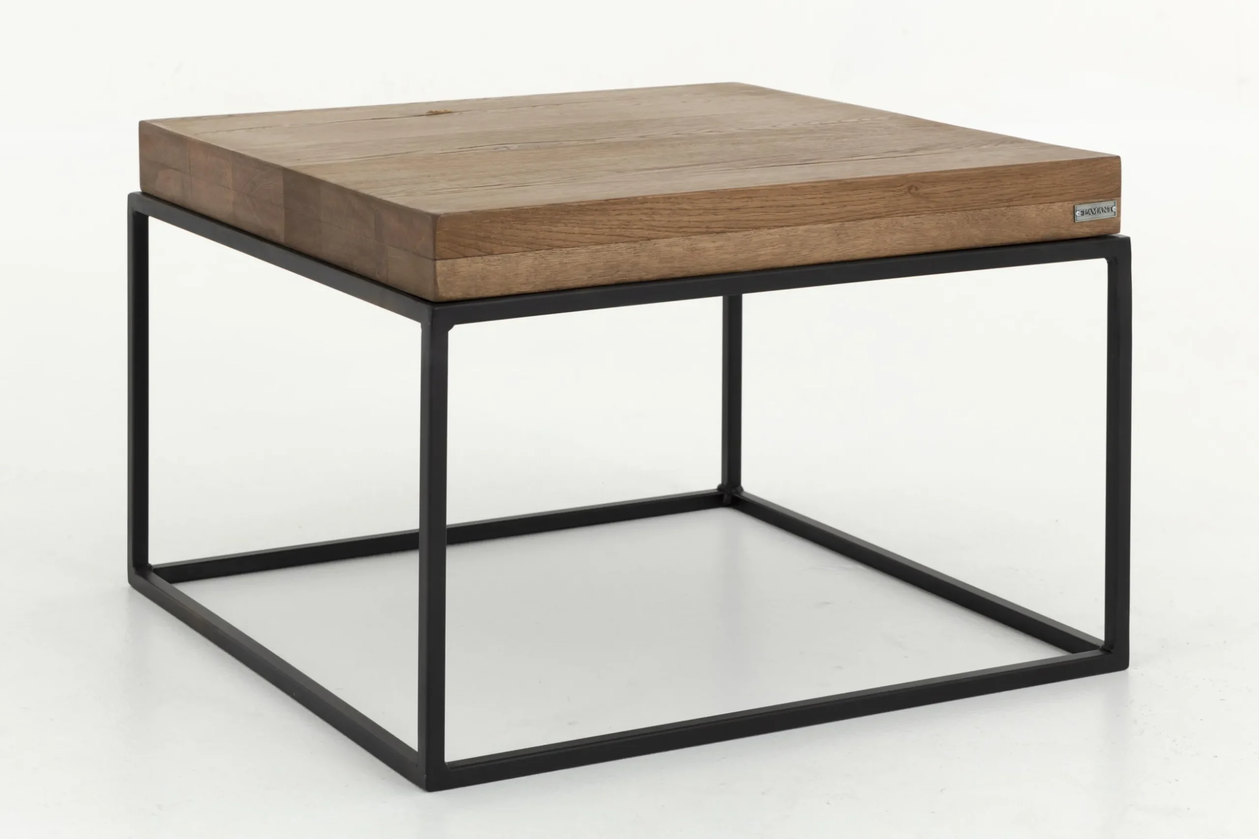 Urban, Side Table, Oak And Metal, Light Brown