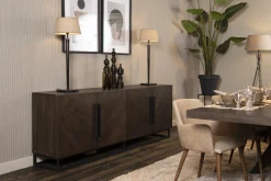 Woodsen, Deco, Wood, Black, L