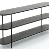 Zenza, Console Table, 3 Levels, Metal